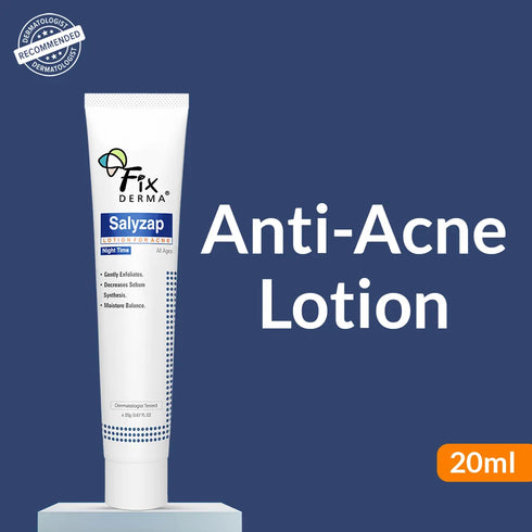Fixderma Skincare Salyzap Night | Time Lotion For Acne Prone Skin