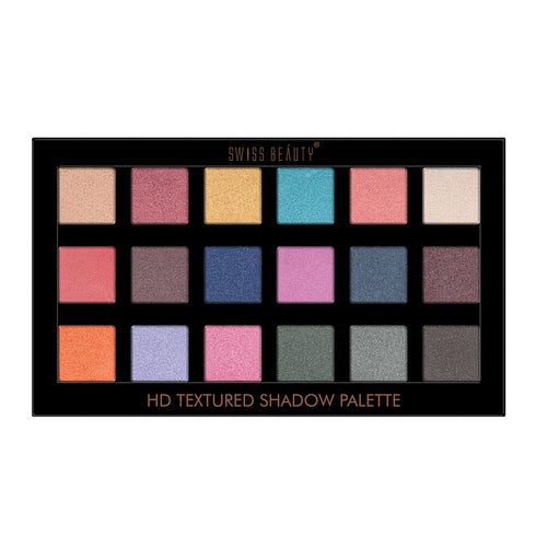 Swiss Beauty 18 Color Eyeshadow Hd Textured Hd 20g