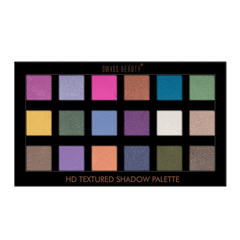 Swiss Beauty 18 Color Eyeshadow Hd Textured Hd 20g
