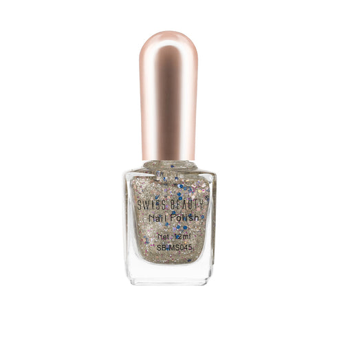Swiss Beauty Glitter Nail Polish Pack Of 2 12ml Each