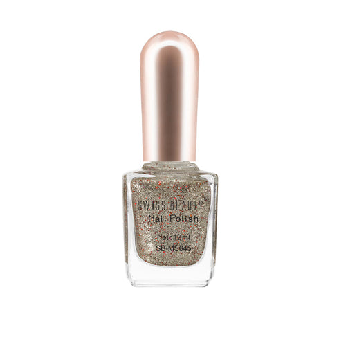 Swiss Beauty Glitter Nail Polish Pack Of 2 12ml Each