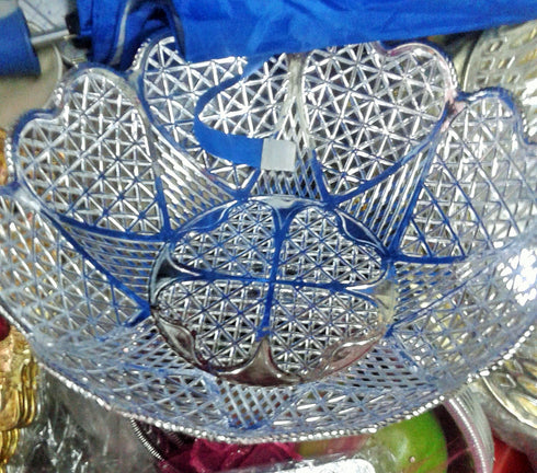 Silver Color Fruit Decorative Bowl - 80gms