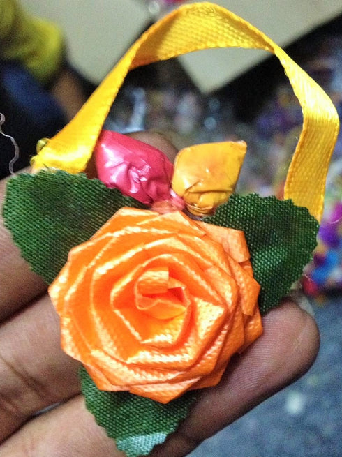 Rose,Leaves Haldi Kumkum Set - 10gms
