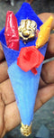 Bouquet Shaped Haldi Kumkum With Ganesh - 10gms
