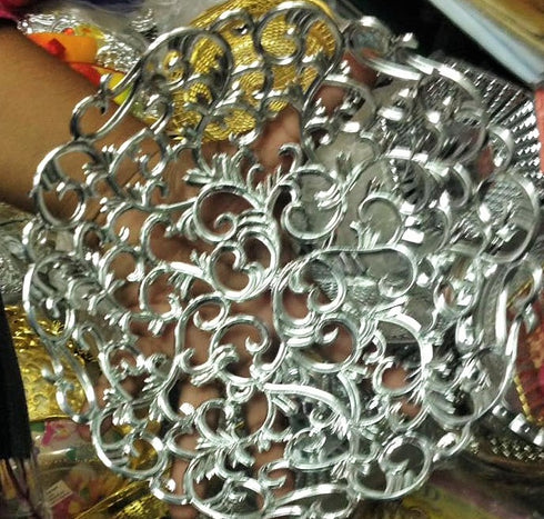 Fruit Decorative Bowl Silver Color - 65gms