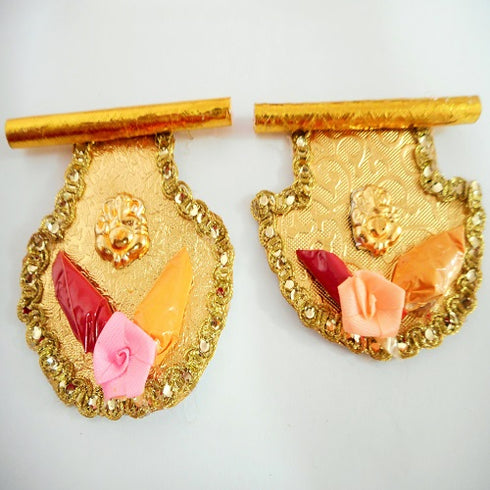 Fancy Haldi Kumkum With Ganesh Model 2 - 10gms