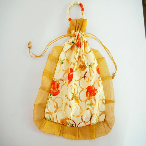 Fancy Potli Bags With Gold Lace - 50gms