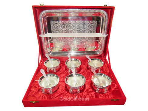 6 Piece Antique Mukhvas Handi Set - 2000gms