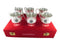 Attractive Set Of 6 German Silver Coffee Mugs - 1000gms