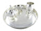 Exciting Antique Dinner Set In German Silver - 1200gms