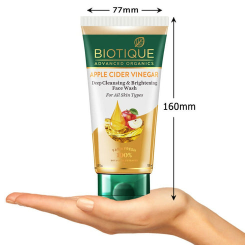 Biotique Apple Cider Vinegar Deep Cleansing & Brightening Face Wash 20g
