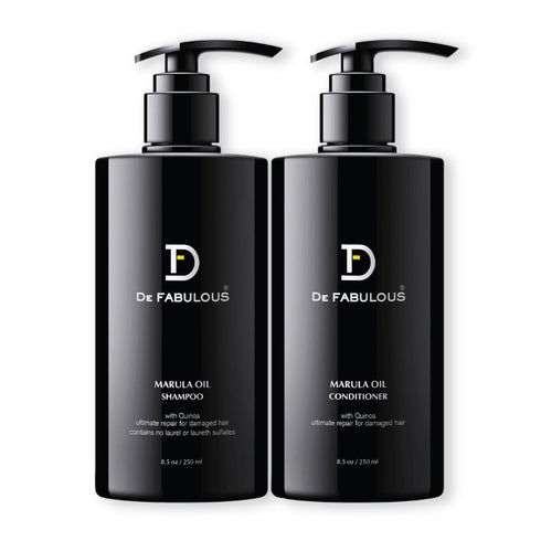 De Fabulous Marula Oil Shampoo + Conditioner