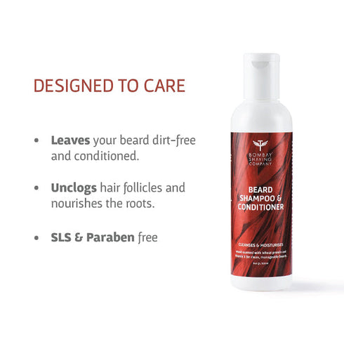 Bombay Shaving Company Beard Shampoo And Conditioner 100ml