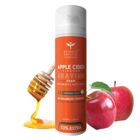 Bombay Shaving Company Apple Cider Vinegar Shaving Foam 266ml