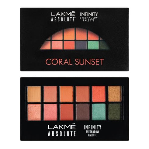 Lakme Absolute Infinity Eye Shadow Palette Coral Sunset 12G