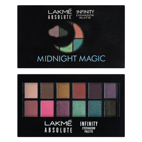 Lakme Absolute Infinity Eye Shadow Palette Midnight Magic 12G