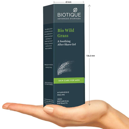 Biotique Bio Wild Grass A Soothing After Shave Gel For Men 120g