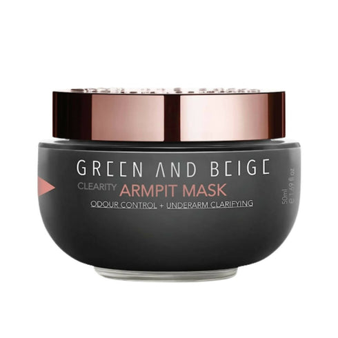 Green And Beige Armpit Mask For Underarms