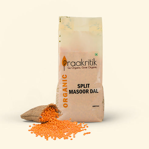 Praakritik Organic Split Masoor Dal