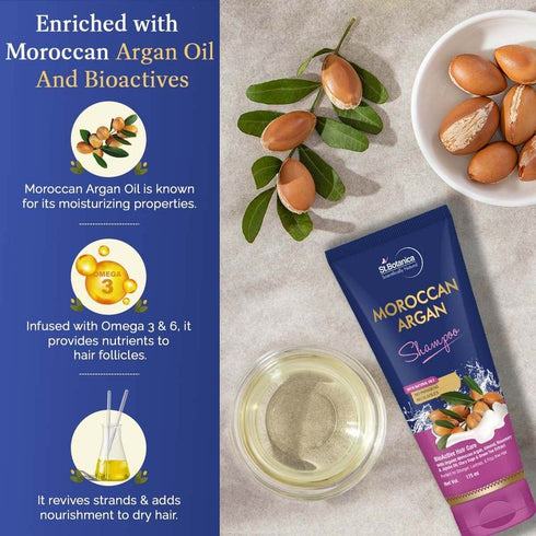 St Botanica Moroccan Argan Hair Shampoo 175ml