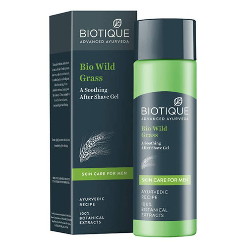 Biotique Bio Wild Grass A Soothing After Shave Gel For Men 120g