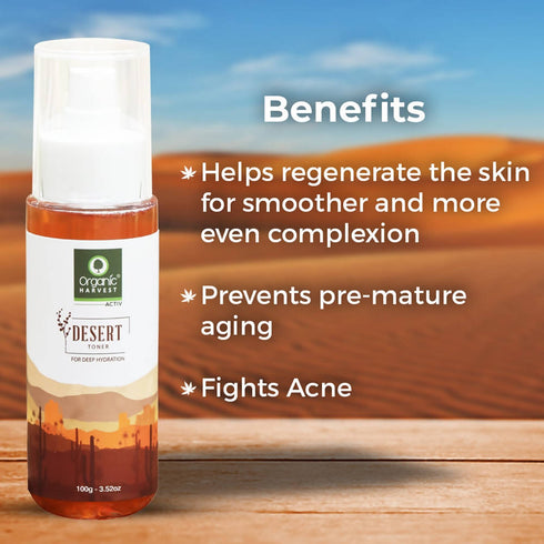 Organic Harvest Desert Toner For Deep Hydration