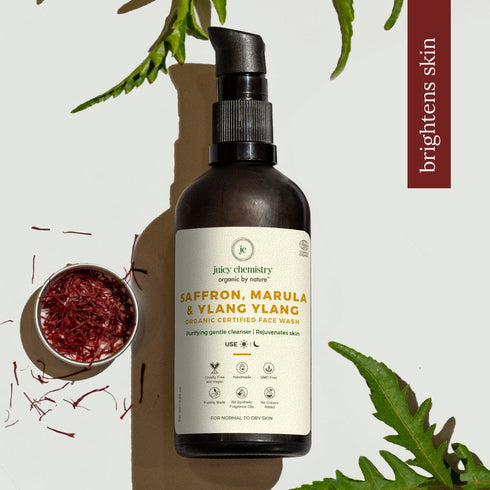 Juicy Chemistry Saffron, Marula & Ylang Ylang Face Wash For Dry 100ml