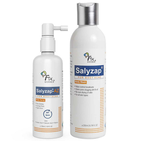 Fixderma Skincare Salyzap Body Wash + Salyzap-Az Body Spray