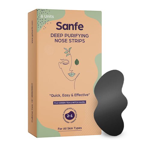 Sanfe Deep Purifying Nose Strips (Pack Of 6)
