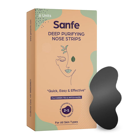 Sanfe Deep Purifying Nose Strips (Pack Of 12)