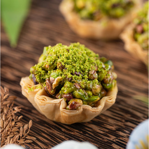 The Baklava Box Sugar Free Pistachio Tart Baklava