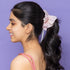 The Face Shop Pink Ruffle Drawstring Scrunchie