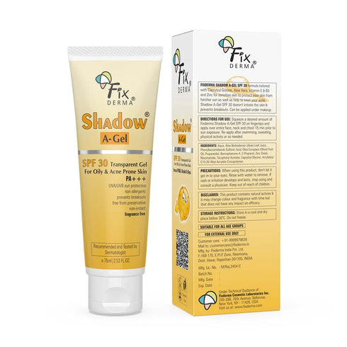 Fixderma Skincare Shadow Sunscreen For Oily Skin Spf 50 Silicone Matte Cream