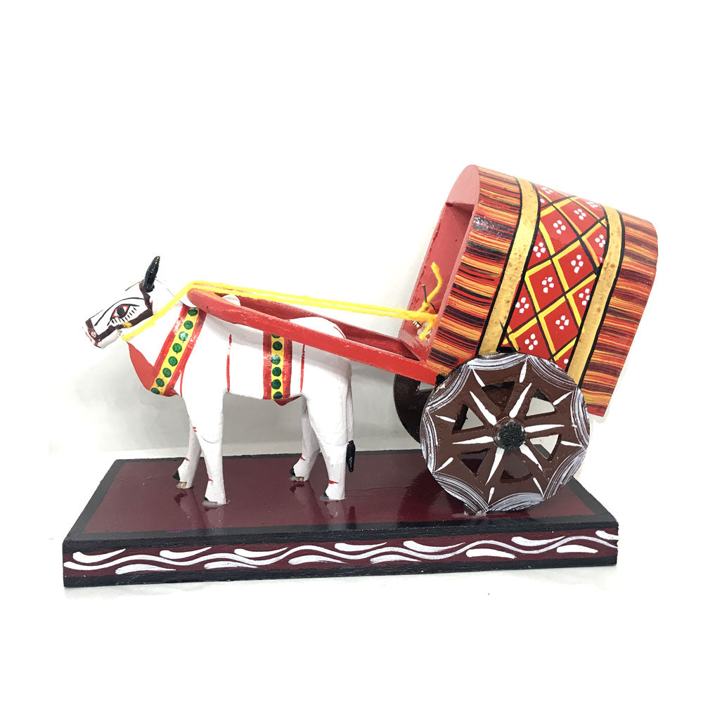Light Weight Wooden Bullock Cart Kondapalli Toys PUSHMYCART light-weight-wooden-bullock-cart-kondapalli-toys-pushmycart