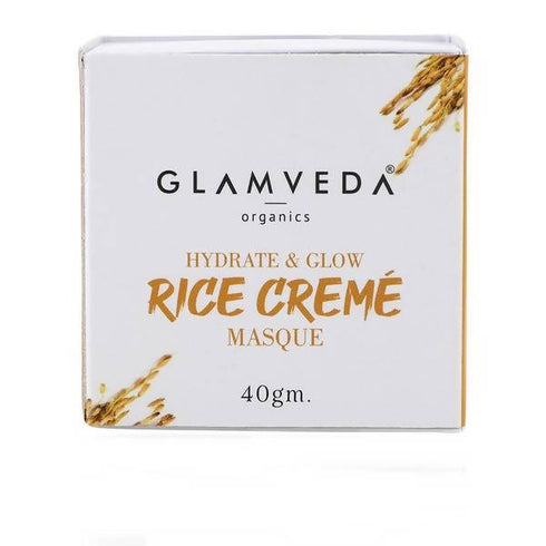 Glamveda Hydrate & Glow Rice Creme' Masque