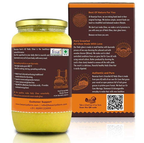 Vedic Ghee Gir Cow'S Cultured A2 Ghee