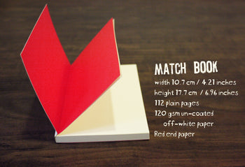 BRAVE HEART Match Book Notebook