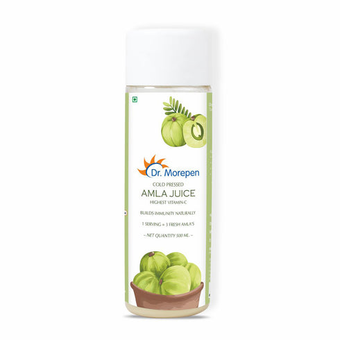 Dr. Morepen Cold Pressed Raw Amla Juice 500ml