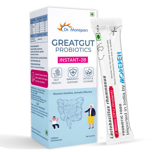 Dr. Morepen Greatgut Probiotics Instant 2B Sachet 1.5g of Each