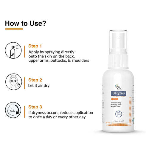 Fixderma Skincare Salyzap Spray For Body Acne