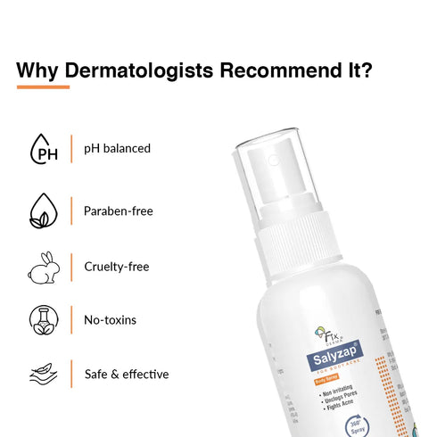 Fixderma Skincare Salyzap Spray For Body Acne