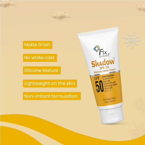 Fixderma Skincare Shadow Sunscreen Spray Spf 30+ Lotion Transparent Suncare