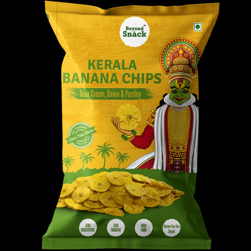 Beyond Snack Kerala Banana Chips Sour Cream Onion & Parsley