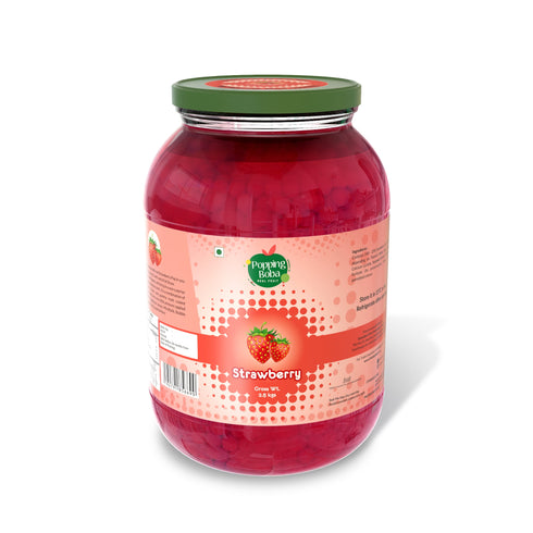 The Tea Planet Popping Boba - Strawberry