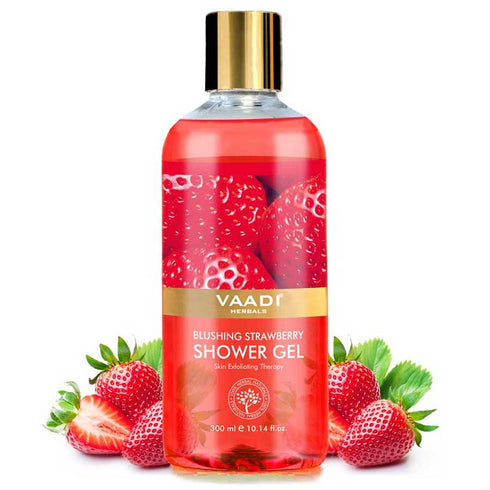 Vaadi Herbals Blushing Strawberry Shower Gel