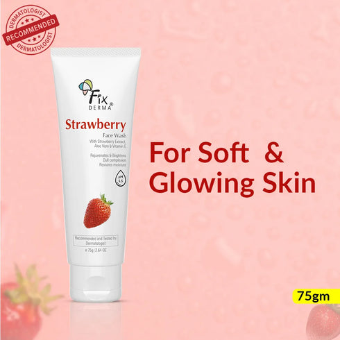 Fixderma Skincare Strawberry Face Wash