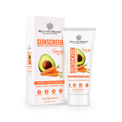 Bella Vita Organic SPF 50 Pa+++ Sunscreen 50ml