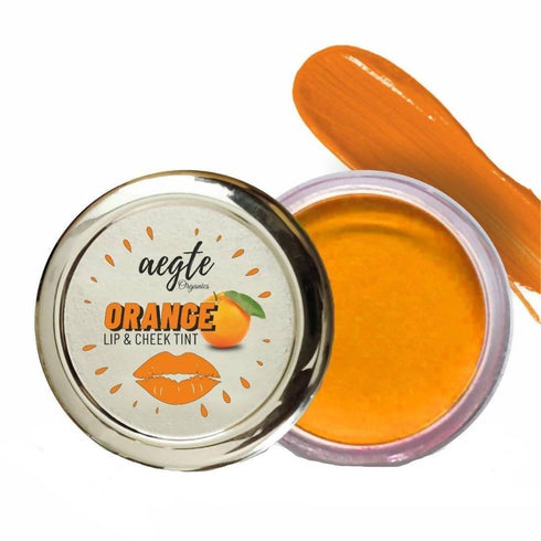 Aegte Organics Orange Peel Lip and Cheek Tint Balm