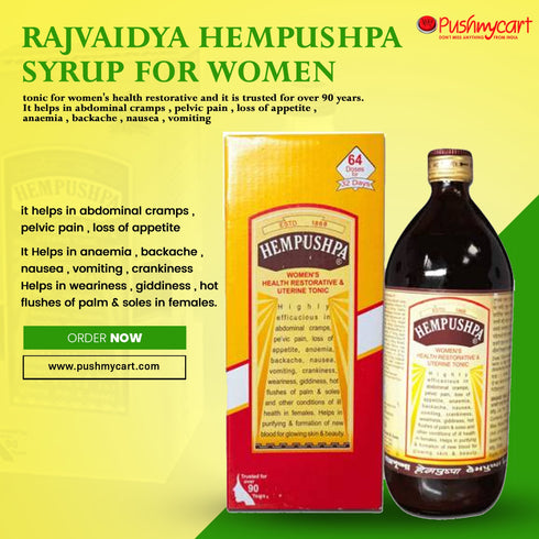Rajvaidya Hempushpa Syrup For Women