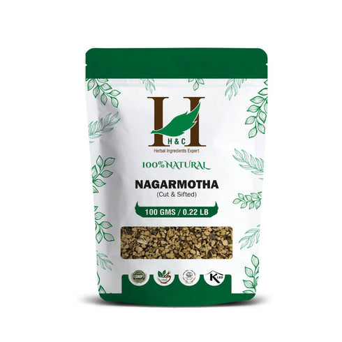 H&C Herbal Nagarmotha Leaves Cut & Shifted Herbal Tea Ingredient